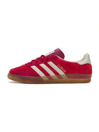 Adidas GAZELLE INDOOR W 男女通用休闲鞋，舒适百搭，适合日常通勤、户外旅行、运动休闲，IE1051