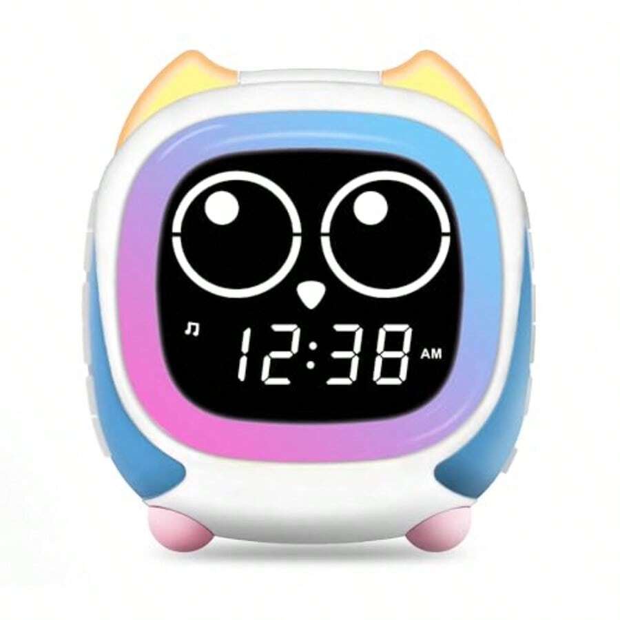 iTOMA Reloj Despertador para niños Addo The Owl Ready to Rise con Entrenador de sueño Bluetooth LED de Noche y máquina de Sonido para Dormir CKS912 - Varios colores - Ver 1