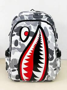 Nueva mochila minimalista luminosa y de moda, adecuada para ir al trabajo, viajar, vacaciones, escuela, de gran capacidad y multifuncional (sin accesorios incluidos) - Multicolor - Ver 15