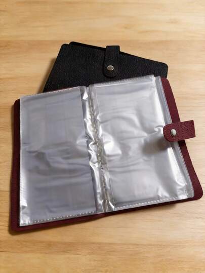 Neues Bargeld-Sparbuch, Münzbeutel, Geldorganizer, kleines Buchhaltungsheft, Sparbuch, Geldklammer-Geldbörse für Frauen, Mini-Geldbörse, Portemonnaie, kleine Geldbörse, süße Geldbörse, Münzgeldbörse, Reiseessentiell, Sommer, rote Geldbörse