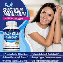 Magnesium Complex 8 EssentialMagnesium Supplement Fitness Edible - 3瓶 - 查看 5