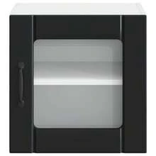 vidaXL Geschirrspülerfront Lucca 2 pcs Schwarz 40 x 31 x 40 cm - Schwarz - Übersicht 7