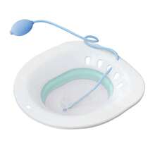 1件套马桶冲洗器，痔疮冲洗器，产后护理，可折叠女性冲洗器套装，带冲洗软管、排水孔、加宽座圈和加深马桶座圈。家居浴室装饰，秋季装饰，返校季 - A - 查看 15