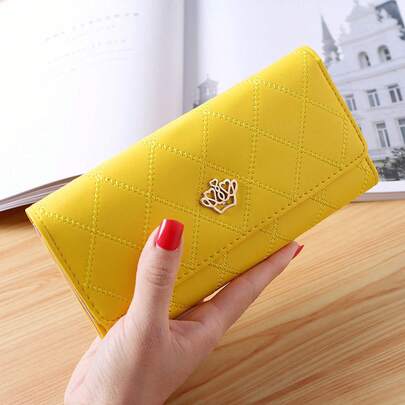 PU Women's Long Wallet 70% Off Korean Style Clutch Bag