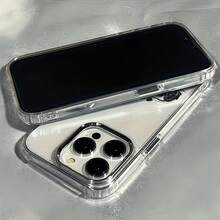 1pc Metal Transparent Sketch Sporty Car Pattern Phone Case, Suitable For IPhone 16 Pro Max, 17/16/15/14 Plus, 13/12/11, Air - Multicolor - View 5