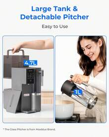 Waterdrop WD-A2G Countertop Reverse Osmosis System,Hot And ColdRO, Portable Pure Water Tank, Bottleless Water Cooler, 6 Temperature Settings, 3:1 Pure To Drain - 英規插(220-240V) - 查看 5
