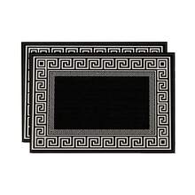 2/4/6/8pcs Elegant Minimalist Geometric Print Rectangular Placemats, Suitable For Home, Restaurant, Holiday Celebration, Banquet Table Decor - Multicolor - View 13