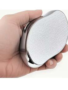 1件裝無痛水晶除毛器，可重複使用的水晶腿部除毛裝置，防水無香料去角質工具，可讓手臂、腿部和背部光滑，消除刮毛的疼痛與化學刺激，緊湊水滴形易抓握，男女皆適用 - 銀色 - 查看 1