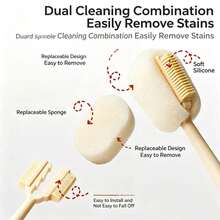 1 cái chổi cọ cốc cán dài, dụng cụ vệ sinh cốc nước, chổi cọ bình sữa, chổi cọ ống hút, chổi mút, bộ dụng cụ vệ sinh cốc đa năng, thích hợp cho bình sữa, cốc nước, nắp cốc, ống hút, dụng cụ vệ sinh nhà bếp thiết yếu - cọ mút - Xem 2