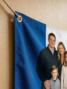 Custom French Flag Photo Banner, Personalized Garden Flag Wall Decor, Customizable Image & Text Display, Suitable For Home Party Holiday Celebration, Customizable Friend & Family Holiday Birthday Gift, Supports Custom Design/Image/Text/Logo, Home Decor - Style E - View 7
