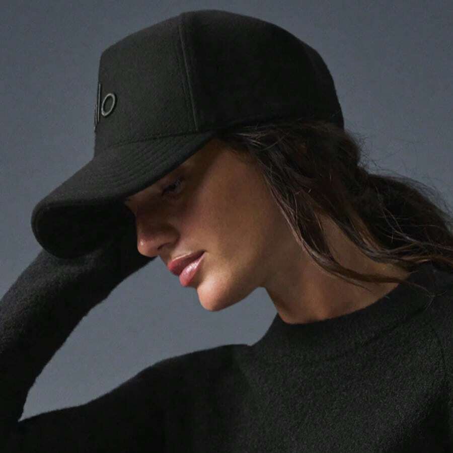 Hip Hop Baseball Cap, Lightweight Slim Fit, Polyester Non-Woven Fabric, All-Season, Windproof & Sun Protection - Black - View 1