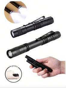 1 buah Senter UV 395nm, Lampu Pena Portabel untuk Deteksi Kebocoran, Noda Hewan Peliharaan, Inspeksi Hotel, Deteksi Noda Kering dan Pewarna, Senter Tinta Tak Terlihat, Lampu Deteksi Mineral dan Kalajengking - Hitam - View 18