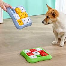 High-Quality Products: Dog Puzzle Toys, And Dog Food Hiding Bowls, And Dog Slow-Feeding Bowls, Pet Companion Toys, Pet Intelligence Development Toys, Pet Boredom Busters - 數字九宮格益智玩具(白) - 查看 6