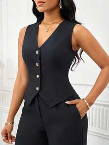 Elegant Women's Set Women's Summer Set Holiday Outfits For Women Work Outfits For Women Work Wear Women Vacation Outfits For Women Summer Outfit For Women Summer Outfits Summer Outfits For Women Summer Clothes Festival Outfit Women Festival Outfits Festival Festival Outfits For Women Mother's Day Mothers Day Outfit Wedding Beach Outfit Beach Outfits Beach Outfits For Women Beach Outfit For Women Casual Sets For Women Summer Holiday Outfits Vacation Outfits Women Country Concert Outfit Country Style For Women Women's Country Clothing Female Country Look Office Attire For Women Business Professional Women Office Wear For Women Office Outfits For Women - 黑色 - 查看 7