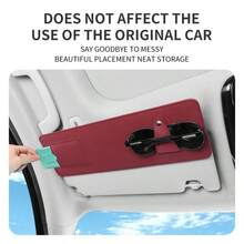 Adjustable Car Sun Visor Extender, Anti-Glare, Universal Fit, Can Store Miscellaneous Items - A - View 9
