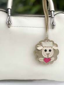 Smiling Sheep Faux Leather Pendant, Multi-Layer Faux Leather Small Accessory Suitable For Women Handbags Gifts For Mother, Father, Graduation, And Teacher - Multicolor - View 20