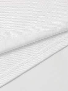 1 chiếc áo tank top nam màu trắng, chất liệu co giãn, không tay, kiểu dáng ôm sát, mềm mại và thoáng khí, thích hợp cho kỳ nghỉ hè, mặc hàng ngày, tập gym, có thể mặc lót bên trong. - trắng - Xem 9