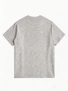 100 Percent CottonSports 's Casual Round Neck Tee Official  Nwo T-Shirt Nwo New World Order Casual Digital Print Pure Heavy Cotton T Shirtmanfinity Men - 灰色 - 查看 2
