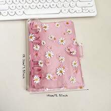 Sổ tay A6 Daisy Series, Sổ nhật ký, Sổ tay tự làm, Sổ đựng thiệp/vé, Túi đựng thẻ PVC/PP, Nhà cung cấp văn phòng phẩm - Hình chữ nhật - Xem 2