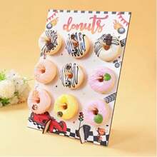 Bộ giá đỡ bằng gỗ - Dùng để trưng bày hình tròn hoặc hình vòm. - Nhiều màu - Xem 4