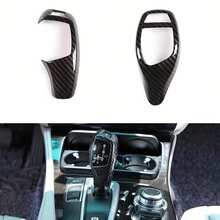 Ốp cần số cho BMW 3 Series F30 2013-2019, BMW 5 Series F10 2011-2017, BMW X5/X6/1 Series/2 Series F15/F16/F20/F21/F22/F23 2014-2019, chất liệu ABS vân sợi carbon (tay lái bên trái), phụ kiện ô tô. - Loại B - Xem 4