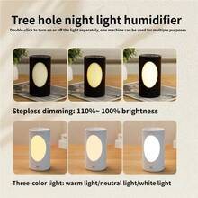 600ml Aroma Diffuser Humidifier, 3-Level Mist Adjustment Essential Oil Diffuser, Ultrasonic Aromatherapy Diffuser, Low Noise USB Diffuser Suitable For Home Bedroom, Auto Shut Off, Home Fragrance, Aromatherapy Diffuser Mist Machine, Home Decor, 3-In-1 Multifunctional Aroma Humidifier Nightlight, Home Humidifier, Bedside Lamp, Bedroom Decor, Air Humidifier, Teacher Gift, Women Gift, Mother's Day Gift - Multicolor - View 9