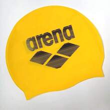 Arena Classic Soft Silicone Swim Cap, Unisex, Suitable For Intense Training, Comfortable Non-Slip, Suitable For Long Hair Swimming - Yellow - View 1
