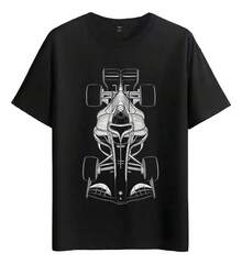 Muscle Freaks Formula Racing T-Shirt, F1 Grand Prix Style - Black - View 6