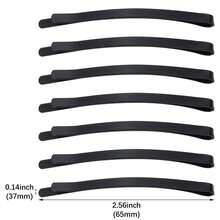 1/12 piezas Pinzas de metal negro extra grandes, Horquillas, Accesorios para el cabello, Adecuados para moños de cabello grueso y largo, Garras casuales, Pinzas para el cabello, Horquillas, Útiles escolares, Festival, Fiesta - Negro - Ver 9