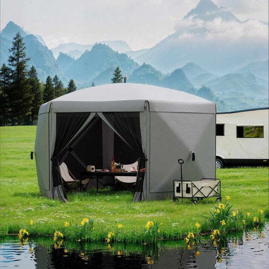 Gazebos - Gray - View 1