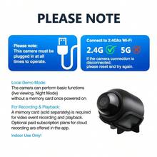 1pc/2pcs Mini Smart HD Camera, Home Security Camera - Portable, Supports 2.4G WiFi Only, USB Powered (No Battery), Remote Monitoring Via Mobile App, Easy Installation, Video Recording, Motion Detection, Suitable For Indoor/Outdoor Baby, Pet, Elderly Monitoring / Nanny Cam / Recording / Evidence - Black - View 5