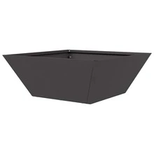 vidaXL Garten-Pflanzgefäß 5 pcs Schwarz 40 x 40 x 15 cm - A - Übersicht 8