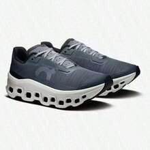 On Running Cloudmonster Black Running Shoes, Breathable Mesh Unisex Sports Sneakers - màu đen - Xem 11