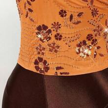 2025 New Summer Vacation Tank Top, Embroidered Beaded Deep V-Neck Casual Sexy Women's Camisole, Back To School Party Red Sequin Top Y2k Sequin Top - Burdeos - Ver 7