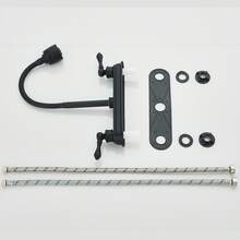 Kitchen Faucet With Sprayer, Double Handle Kitchen Faucet With Flexible Gooseneck Spout, High Pressure Matte Black Dual Function Kitchen Faucet (Brass Body, Easy Installation) - 黑色 - 查看 10