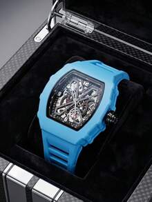 Brand Fashionable Men's Automatic Mechanical Watch, 3ATM Water-Resistant, High-Quality Sports Watch, Suitable For Wearing In Various Occasions, Perfect Gift - Một cỡ - Xem 8
