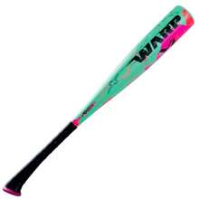 Axe WARP 1 pieza compuesta Bate de béisbol de pelota de Estados Unidos Drop -13 Barril de 2-5/8 pulgadas Verde/Rosa - Verde/Rosa - Ver 3