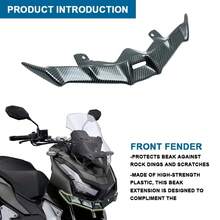 For ADV160 2022-2025 Front Winglets Fairing Set - Aerodynamic Beak Nose Cover, ABS Plastic Spoiler, Enhances Sport Look, Simple Installation - Bird Beak No. 12 - View 10