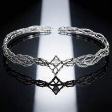 1 chiếc vương miện phong cách Boho đính đá lấp lánh, thanh lịch và quyến rũ, thích hợp cho các bữa tiệc và lễ hội. - Nhiều màu - Xem 19