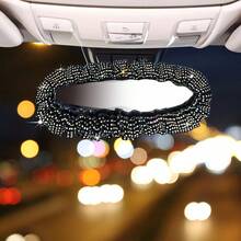 Rhinestone Car Rearview Mirror Protective Cover Decoration - A - View 12