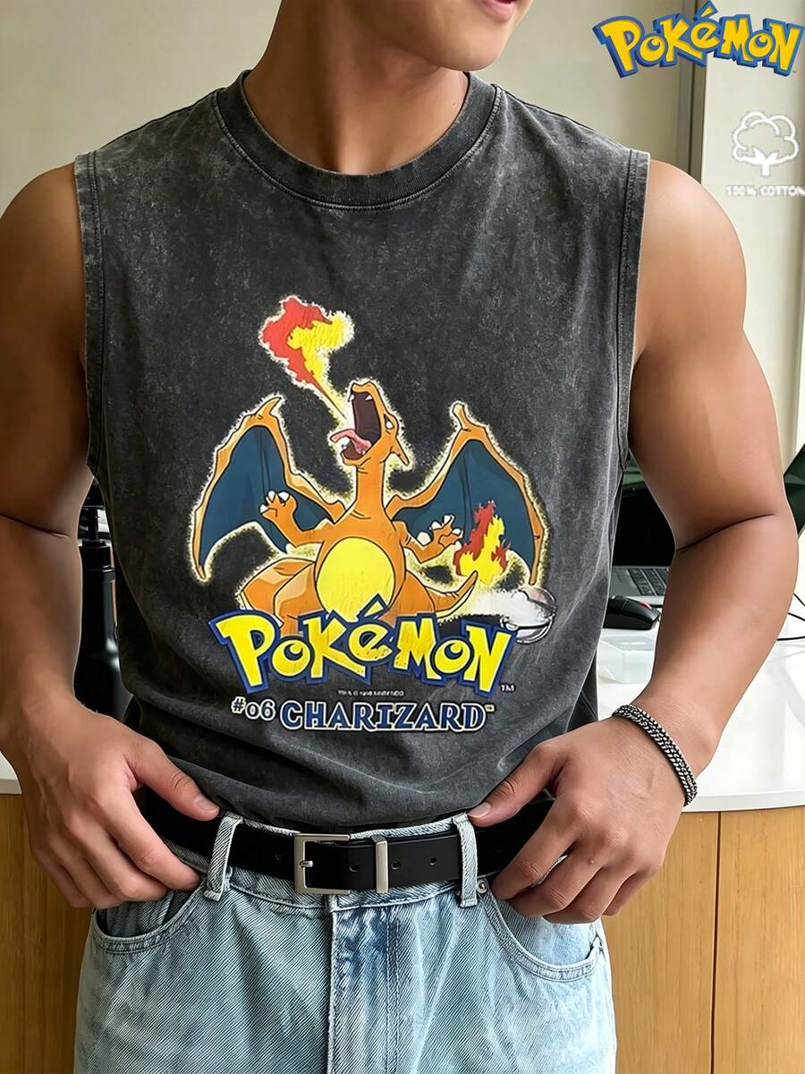 pokemon Canotte da uomo - nero - Visualizzare 1