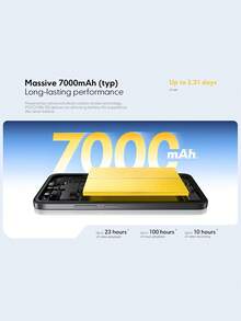Xiaomi POCO M8s 5G NFC 智慧型手機 全球版 Snapdragon 6s Gen 3 處理器 6.9 吋 FHD+ DotDisplay 144Hz 螢幕更新率 50MP 主相機 7000mAh (Typ) 電池 33W 快充 四曲面設計 手感舒適 IP64 防塵防水 - 黑色 - 查看 3
