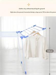 Foldable Clothes Drying Rack, 4 Styles Available, Indoor & Outdoor Laundry Airer With Extra Large Capacity, Stable Heavy-Duty Metal Frame, Space-Saving Collapsible Design, Ideal For Hanging Clothes, Towels, Blankets, Perfect For Home, Balcony, Patio & Apartment Use - Clothes Rack - View 6