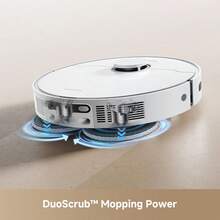 L40s Ultra CE Robot aspirador y fregona Combo con muelle autovaciado, succión de 13.000 Pa, mopa autolimpiante y levantamiento automático, detección ultrasónica de alfombras, ideal para pelo de - Ver 5
