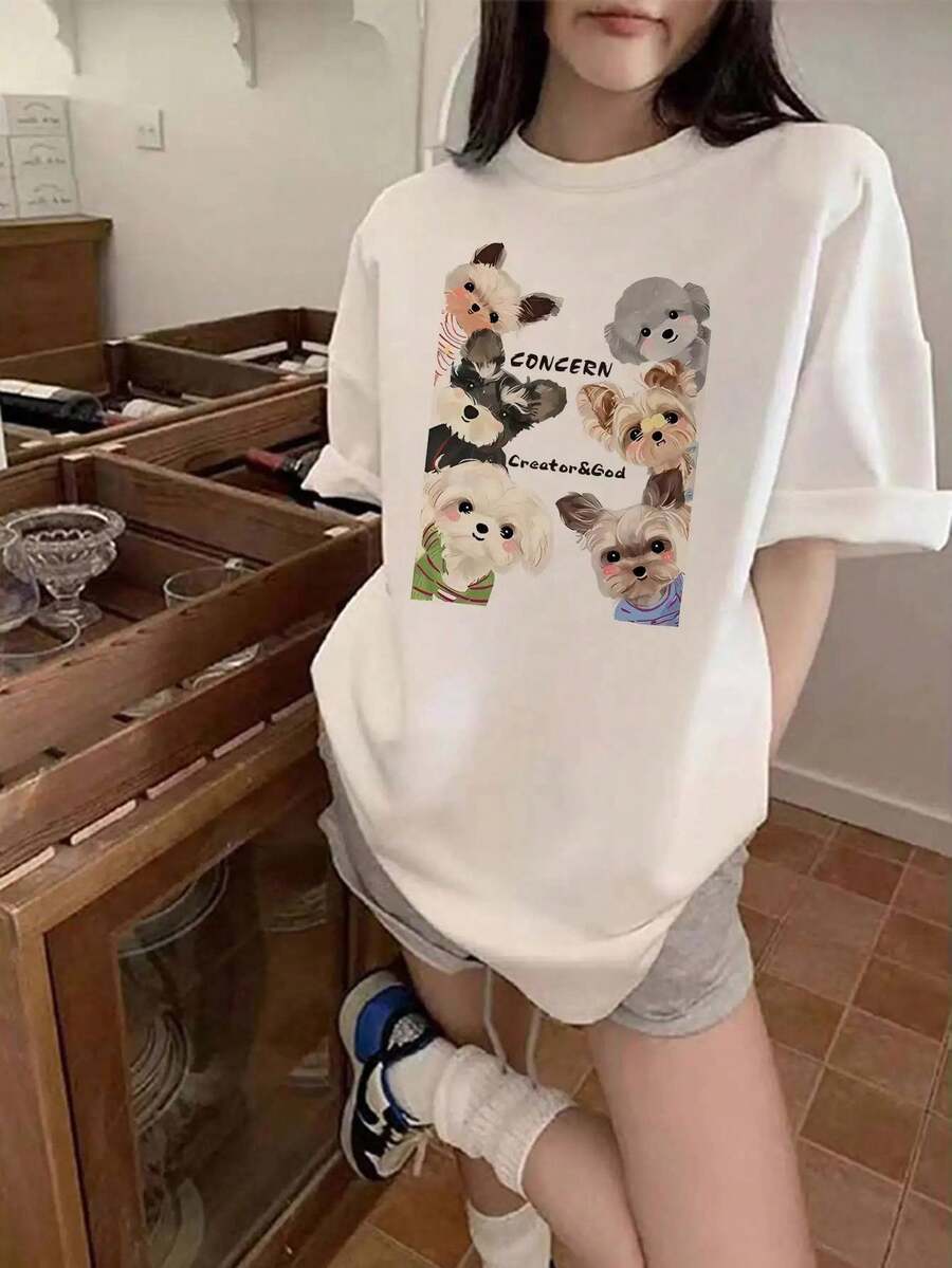 Women T-Shirts - White - View 1
