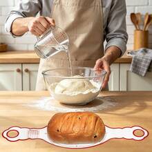 2pcs Silicone Baking Mat Set, Non-Stick Bread Baking Liner With Handles, Reusable Heat Resistant Bread Lifting Strap, Suitable For Dutch Oven, Dough Transfer, Baking, Steaming, Oven - View 6