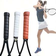 1 pieza Cinta envolvente para empuñadura de raqueta, cinta de agarre deportiva perforada antideslizante y resistente al desgaste para raqueta de tenis, raqueta de bádminton - Multicolor - Ver 3