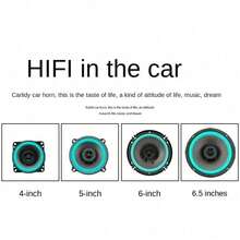 4/6.5 Inch Universal Car Coaxial Speakers HiFi Automotive Audio Full Range Frequency Subwoofer Enhanced Car Stereo Sound - còi xe General Motors - Xem 6