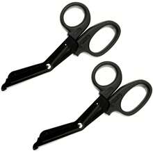 1/2 Set Trauma Shears, Including 1pc 6-Inch Stainless Steel Scissors And 1pc 7.5-Inch Bandage Scissors With Carabiner, Suitable For School, Home And Student Use - Multicolor - View 13