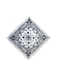 1pc Hip Hop/Street Dance Skull Head Printed Bandana, Unisex Headwrap, Outdoor Sports Face Mask - Multicolor - View 6